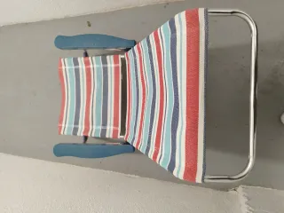 Silla Playa Plegable Rayas