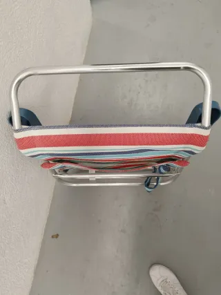 Silla Playa Plegable Rayas