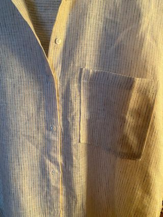 Camicia lunga Zara Beige Taglia Unica