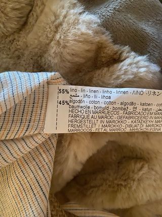 Camicia lunga Zara Beige Taglia Unica