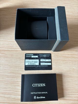 Orologio Citizen Uomo Cronografo Nero Argento