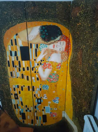 Biombo El Beso Klimt