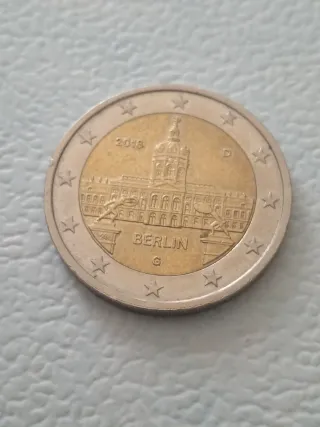 Moneda 2 Euros Berlín 2018