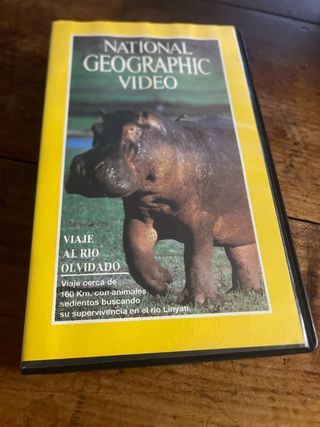 National Geographic Video VHS Viaje al Río Olvidad