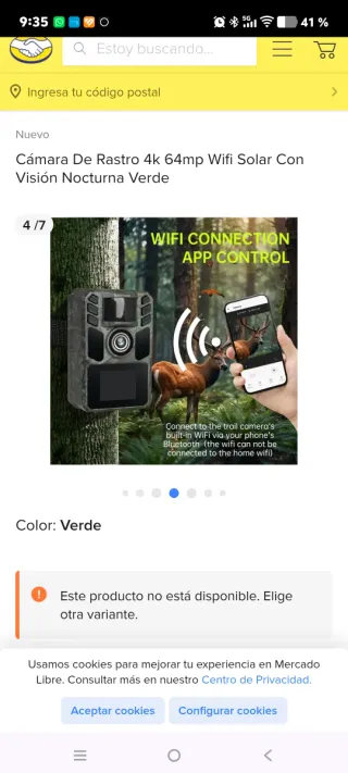 Cámara de visión nocturna