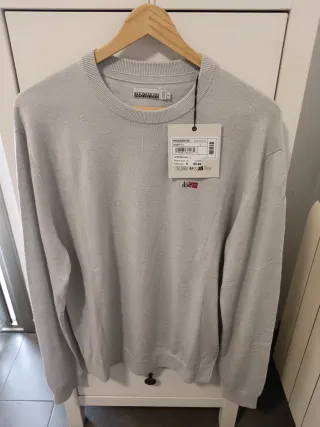 Jersey Napapijri Gris Talla M Nuevo