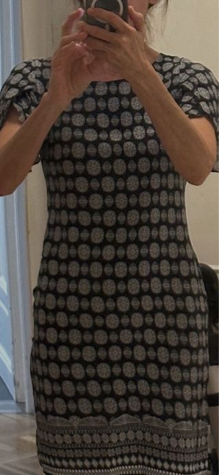 Vestido corto estampado Talla S
