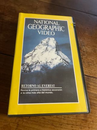 National Geographic Video VHS Retorno al Everest