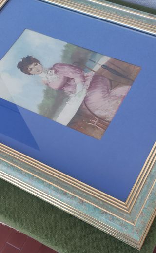 M.T. Vittoriano: Damina Olio su tela 20x30