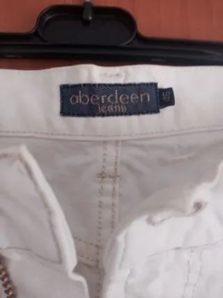 2 Pantalones vaqueros blancos mujer Aberdeen
