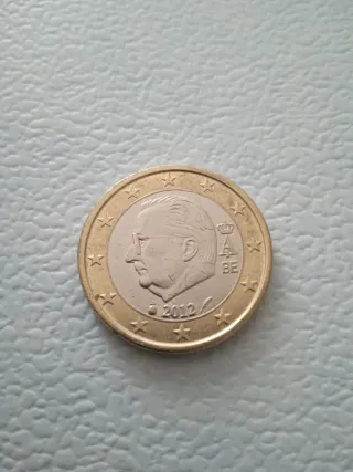 Moneda 1 Euro Bélgica 2012