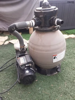Depuradora de arena para piscina