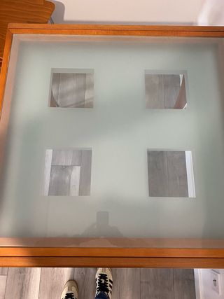 Set tavolo da pranzo estensibile in legno massello e 4 sedie