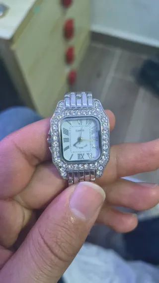 Reloj Eve Mon Cross Plata con Cristales