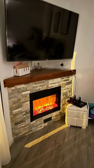 Chimenea Eléctrica Empotrable con Calefacción