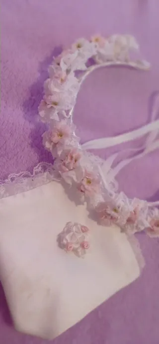 Vestido de Comunión niña.REGALO ACCESORIOS