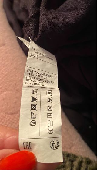 Blusa Benetton nera morbida