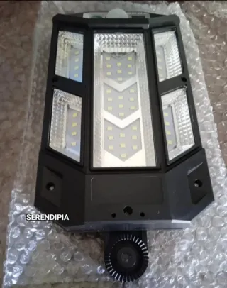4 Faroles Solares LED Control Remoto
