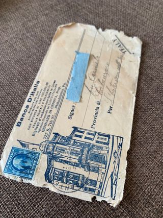 Corrispondenza vintage USA / Italia 1914