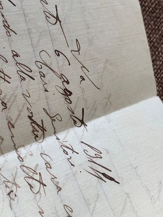 Corrispondenza vintage USA / Italia 1914