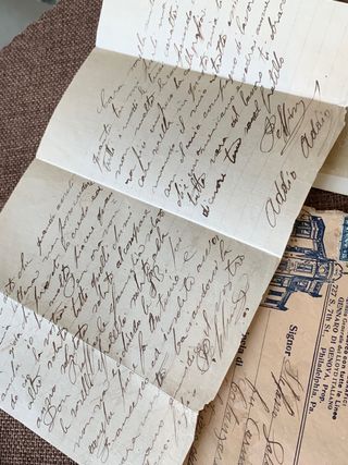 Corrispondenza vintage USA / Italia 1914