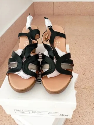 Sandalias Negras Talla 37