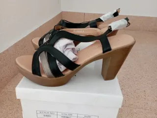 Sandalias Negras Talla 37