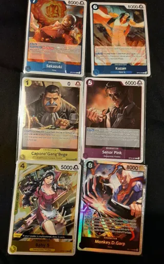 Carte One Piece - Sakazuki, Kuzan, Bege, Pink, Bab