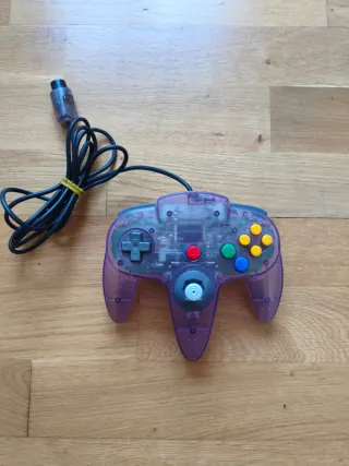 Controller Nintendo 64 Viola Trasparente Originale