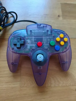 Controller Nintendo 64 Viola Trasparente Originale