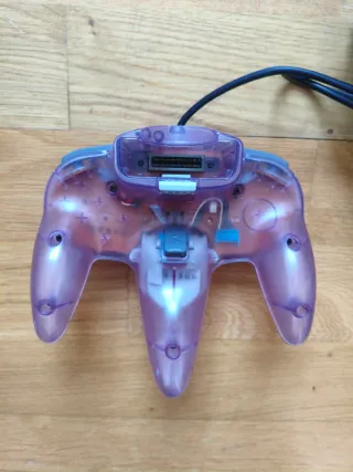 Controller Nintendo 64 Viola Trasparente Originale