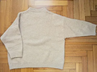 Jersey lana Mango beige