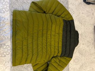 Plumífero Columbia Hombre Talla M Negro/Verde nuev