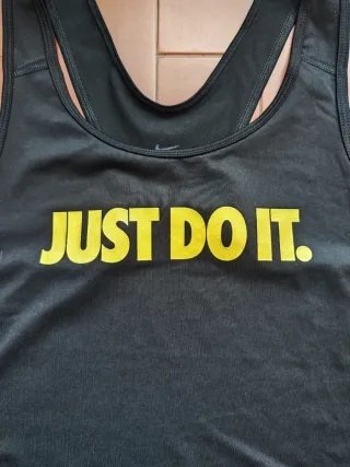 Nike Pro “Just Do It” Gold Top / Canotta donna L