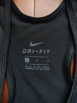 Nike Pro “Just Do It” Gold Top / Canotta donna L