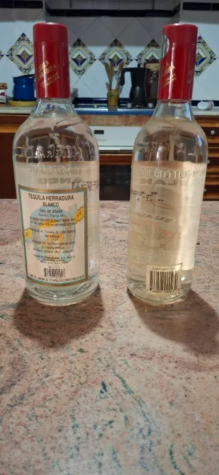Botella Antigua Tequila Herradura Blanco