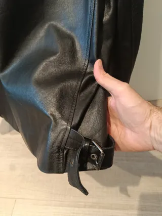 Cazadora de cuero GREEN COAST Talla L