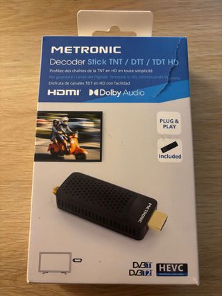 Decodificador Metronic TNT/DTT/TDT HD HDMI