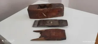 Cepillo de carpintero antiguo de madera Bright Co