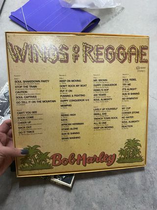 Vinilo Bob Marley Wings of Reggae 4 LP Set
