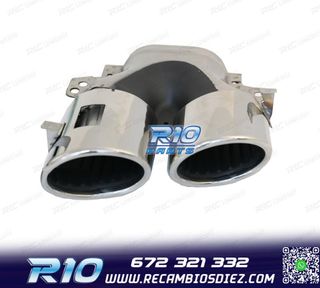 COLAS DE ESCAPE MERCEDES GLE W167 19- LOOK GLE53 CROMO