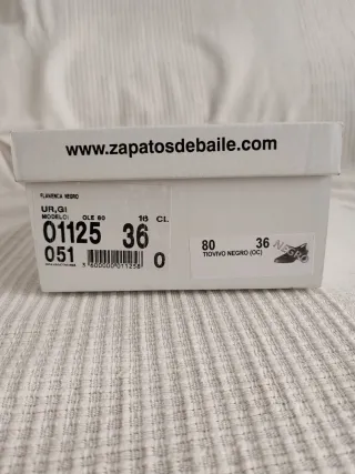 Zapatos de baile/flamenca negros