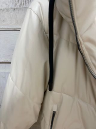 Abrigo Zara Beige Mujer oversize