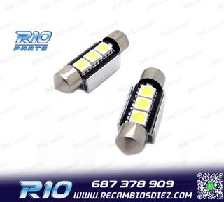 BOMBILLA LED CANBUS FESTOON C5W 36MM