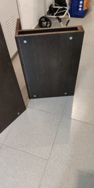 Estanterías color wengé