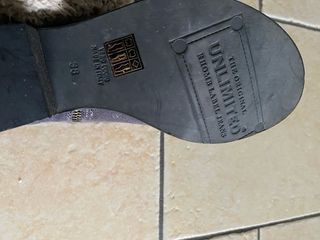 Stivali Unlimited viola in camoscio