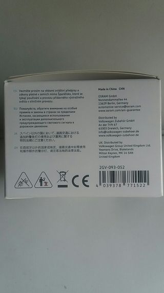 Baliza V16 Osram LEDSL105-1 Homologada
