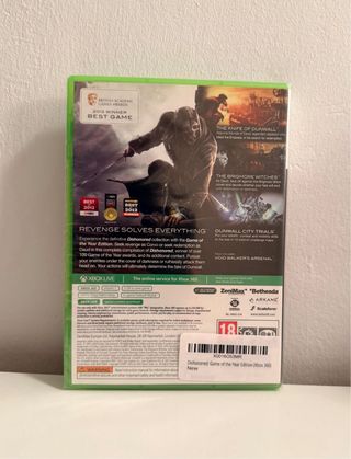 Xbox 360 Dishonored GOTY Edition