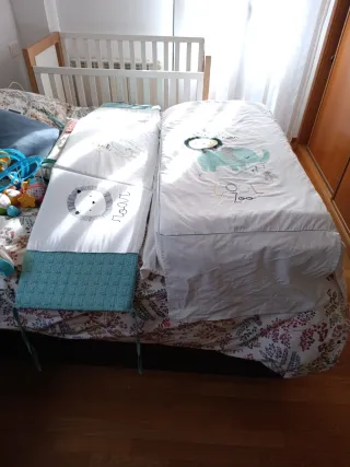 Funda nórdica y chichonera cuna bebé