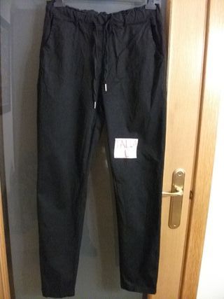 Blusa Teal y Falda Negra Talla L